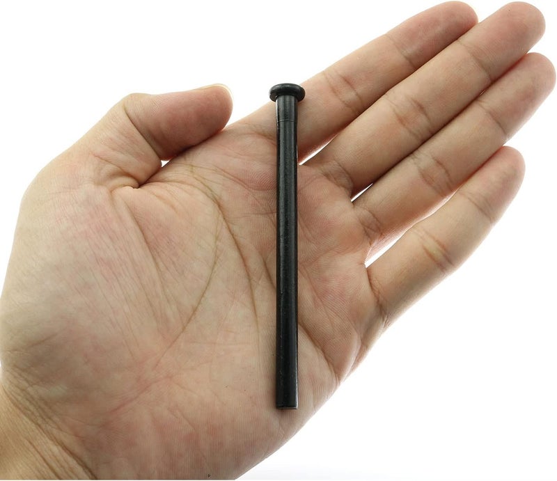 Maxmoral Door Hinge Pin 4pcs 3.5 Inches Hinge Pins for Interior Door Security Replacement, Black - Image 5